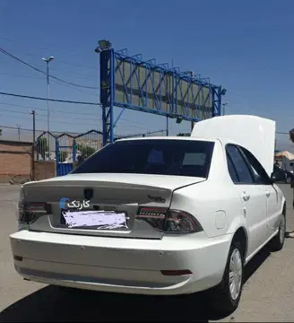 سمند‏، سورن‏، پلاس XU7P بنزینی‏،صفر. ۴۰۵ سفید دو پوششه رنگ - تصویر 3