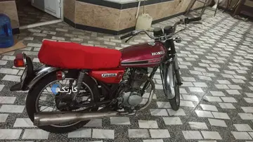 فروش هوندا ۱۲۵ سی جی ژاپن مدل ۱۳۶۳ پلمپ و سالم برنگ آلبالویی دارای سند - تصویر 2