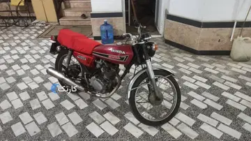 فروش هوندا ۱۲۵ سی جی ژاپن مدل ۱۳۶۳ پلمپ و سالم برنگ آلبالویی دارای سند - تصویر 5