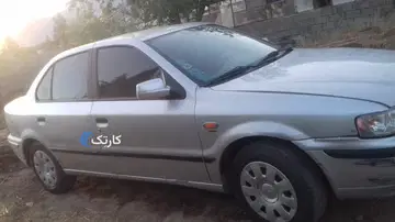 ماشین سمند x7 نقره ای ۸۵