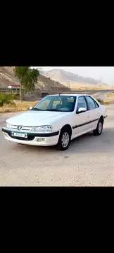 پژو پارس سفید ۱۴۰۰کاملا خانگی وسالم