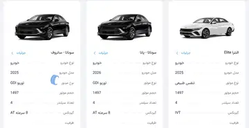 هیوندای‏، سوناتا‏، شش سیلندر اتوماتیک‏ - تصویر 1