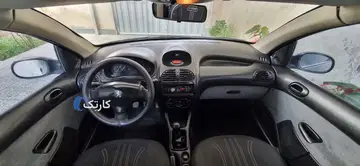 پژو‏، 206‏ ( تیپ 2‏ ) مدل ۱۳۸۴ خاکستری ( نوک مدادی ) - تصویر 6