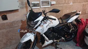 آپاچی ۱۸۰ سفید مدل۱۳۹۵ - تصویر 2