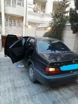 پژو پارس مدل ۱۳۸۱ رنگ مشکی - تصویر 5