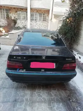 پژو پارس مدل ۱۳۸۱ رنگ مشکی - تصویر 4