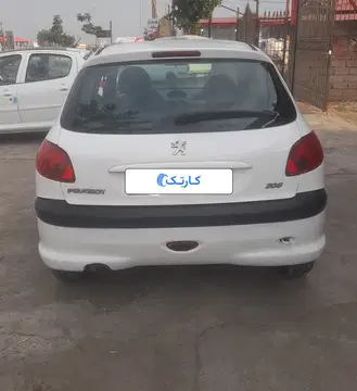 پژو ۲۰۶ تیپ ۲ مدل ۱۳۹۰ - تصویر 3
